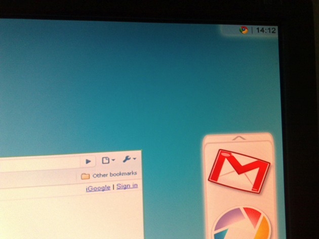 Google Chrome OS screenshot