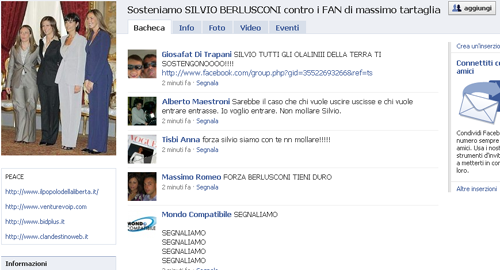 Gruppo solidarietà Berlusconi
