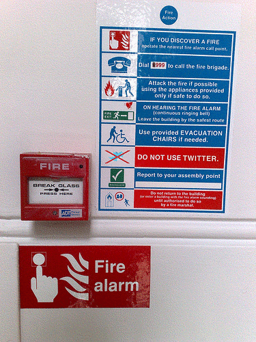 In case of Fire Do not use Twitter