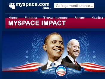 Obama on Myspace