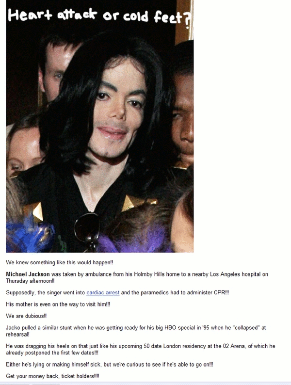 Perez Hilton Michael Jackson