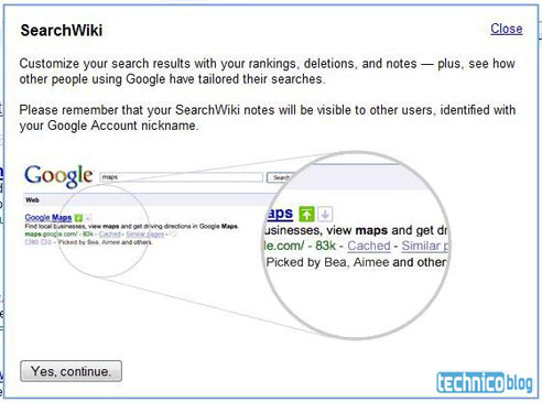 Google Search Wiki
