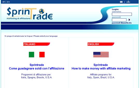 Guadagnare online con Sprintrade e le affiliazioni