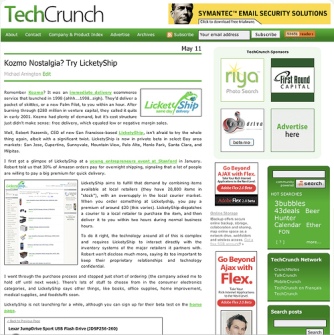 Techcrunch screen